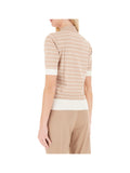 LIU JO SPORT Polo a righe beige