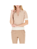 LIU JO SPORT Polo a righe beige