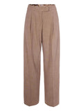 LIU JO WHITE Pantaloni wide leg da completo biscotto