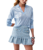 LIU JO WHITE Polo di paillettes blu