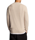 LYLE & SCOTT U Maglioncino girocollo con logo eagle beige