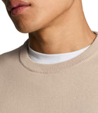 LYLE & SCOTT U Maglioncino girocollo con logo eagle beige