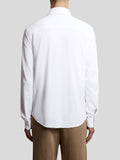 LYLE & SCOTT U Camicia in piquet jersey di cotone bianco