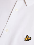 LYLE & SCOTT U Camicia in piquet jersey di cotone bianco