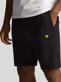 LYLE & SCOTT U Pantaloncini bermuda in felpa con logo eagle nero