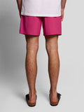 LYLE & SCOTT U Shorts mare costume pantaloncino logo fucsia