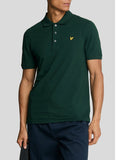LYLE & SCOTT U Polo plain basic VERDE SCURO