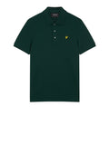 LYLE & SCOTT U Polo plain basic VERDE SCURO