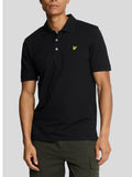 LYLE & SCOTT U Polo plain classica con logo eagle nero