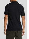 LYLE & SCOTT U Polo plain classica con logo eagle nero