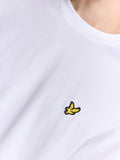 LYLE & SCOTT U T-shirt basic plain logo bianco