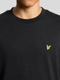 LYLE & SCOTT U T-shirt basic plain logo nero
