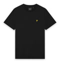 LYLE & SCOTT U T-shirt basic plain logo nero