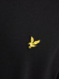 LYLE & SCOTT U T-shirt basic plain logo nero