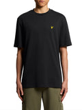 LYLE & SCOTT U T-shirt basic plain logo nero