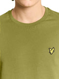 LYLE & SCOTT U T-shirt basic plain logo verde