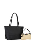 MARIO VALENTINO D Shopping bag Maia con pochette interna nero