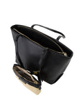 MARIO VALENTINO D Shopping bag Maia con pochette interna nero