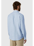 NORTH SAILS U Camicia spread collar di lino celeste