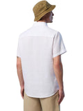 NORTH SAILS U Camicia di lino maniche corte bianco