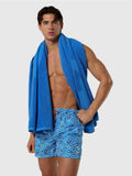 NORTH SAILS U Costume a pantaloncino shrt mare allover volley 38 cm azzurro