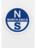 NORTH SAILS U Polo con profili contrasto bianco