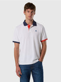 NORTH SAILS U Polo basic logo profili contrasto bianco