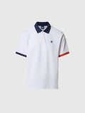 NORTH SAILS U Polo basic logo profili contrasto bianco