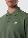 NORTH SAILS U Polo basic logo profili contrasto verde
