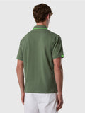NORTH SAILS U Polo basic logo profili contrasto verde