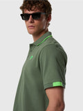 NORTH SAILS U Polo basic logo profili contrasto verde