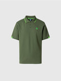 NORTH SAILS U Polo basic logo profili contrasto verde