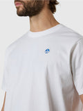 NORTH SAILS U T-shirt basic con piccolo logo bianco