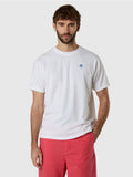 NORTH SAILS U T-shirt basic con piccolo logo bianco