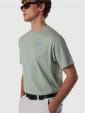 NORTH SAILS U T-shirt basic con piccolo logo VERDE SALVIA