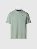 NORTH SAILS U T-shirt basic con piccolo logo VERDE SALVIA