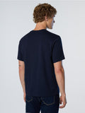 NORTH SAILS U T-shirt girocollo basic logo NAVY