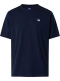 NORTH SAILS U T-shirt girocollo basic logo NAVY
