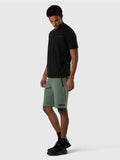 NORTH SAILS U T-shirt basic con piccolo logo gommato nero