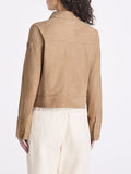 PEUTEREY D Giacca in pelle scamosciata Era suede 02 sabbia