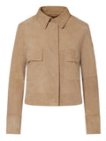 PEUTEREY D Giacca in pelle scamosciata Era suede 02 sabbia