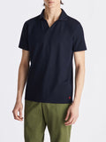 PEUTEREY U Polo in tricot di cotone, in punto piquet new helgo BLU SCURO