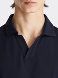 PEUTEREY U Polo in tricot di cotone, in punto piquet new helgo BLU SCURO