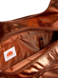 SUNDEK D Borsa mare chel laminata CAFFE