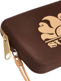 SUNDEK D Pochette piccola con zip CAFFE