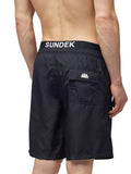 SUNDEK U Costume a pantaloncino con elastico logo nero