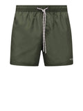 SUNDEK U Shorts mare piccolo logo VERDE SCURO