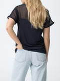 TIFFOSI D T-shirt Sky con trasparenze blu