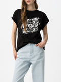 TIFFOSI D T-shirt con stampa nero