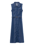 TIFFOSI D Abito lungo Lichiony DENIM CHIARO